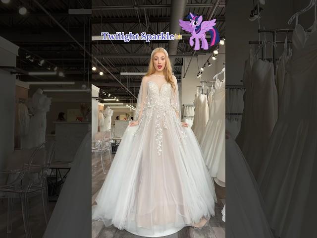 Wedding dresses inspired by My Little Pony #weddingdress #mylittlepony