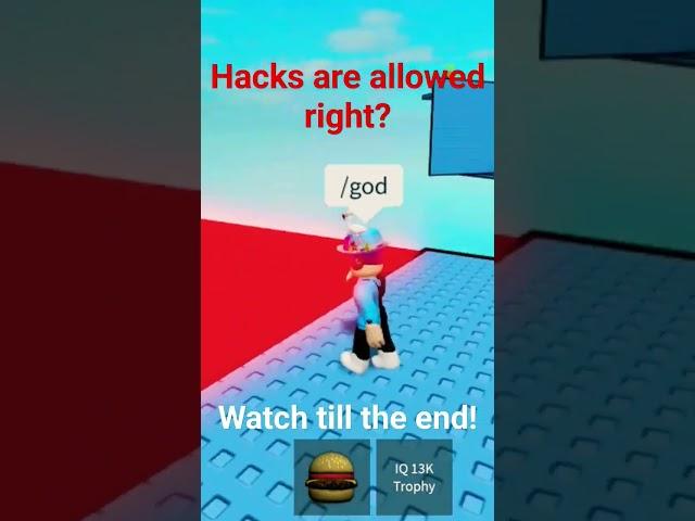 13000 IQ || #roblox #viral #funny #obby #fyp #fypシ #13000 #iq #smart #outsidethebox #shorts#hacker