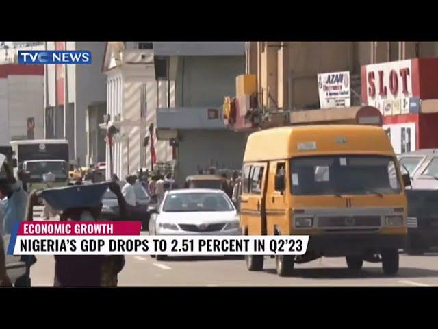 Nigeria's GDP Drops To 2.51% In Q2 Of 2023 Against 3.54% In Q2 2022 - NBS