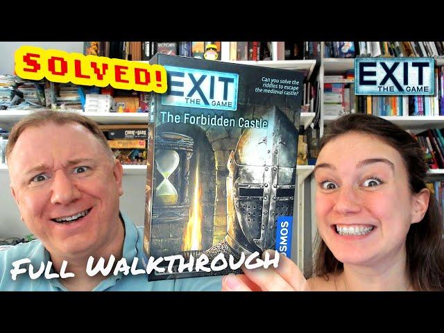 Solved! Exit the Game: The Forbidden Castle - full walkthrough and solution with Dr Gareth and Laura