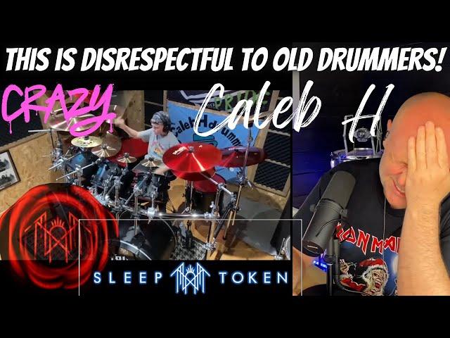 Drum Teacher Reacts: CALEB H | Sleep Token - The Summoning - Full Drum Cover! Age 9