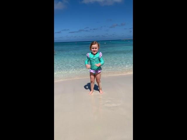 CMT Bahamas beach girl March 10 2019