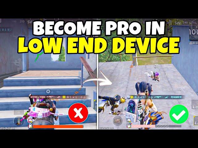 How to Become Pro Player in Low End Device | Low End Device Lag Fix | Tips & Tricks BGMI/PUBG Mobile