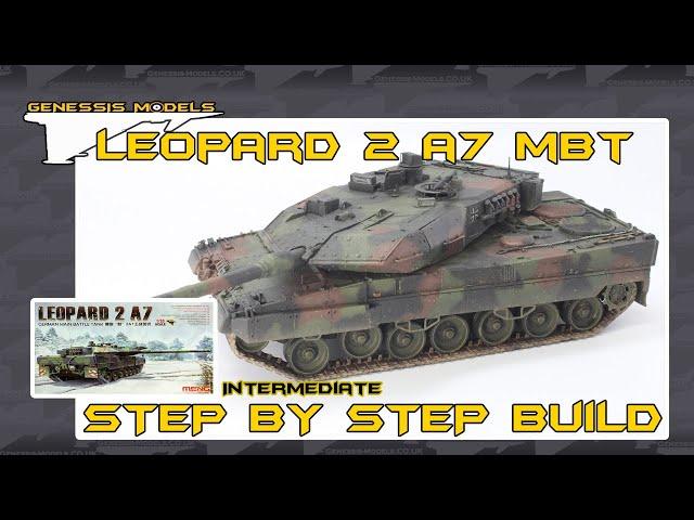 Meng Models : Leopard 2 A7 MBT : 1/35 Scale Model : Intermediate Step By Step Build : Episode.1