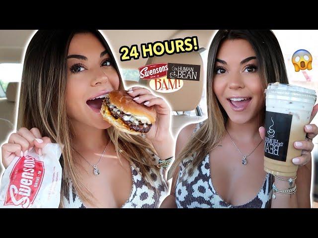 Eating ONLY at LOCAL FOOD RESTAURANTS for 24 HOURS