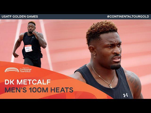 DK Metcalf debuts over 100m | USATF Golden Games Continental Tour Gold