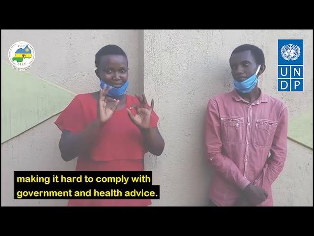 #COVID-response to Deaf cooperatives in Rwanda