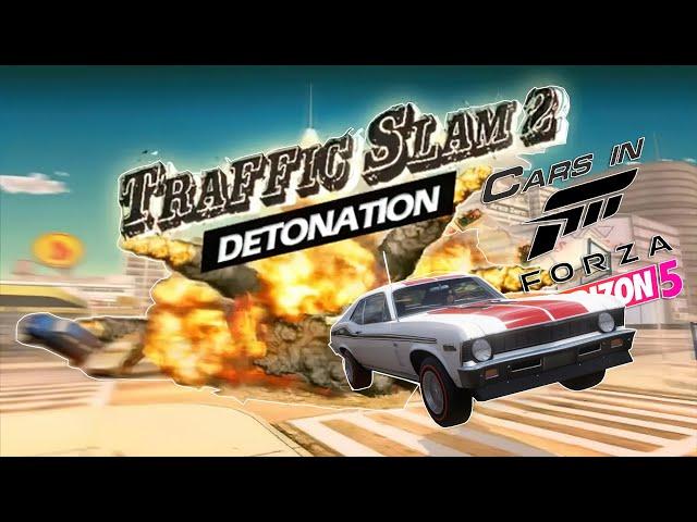 Traffic Slam 2: Detonation cars in Forza Horizon 5