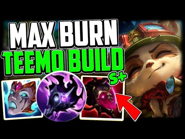 MAX BURN TEEMO (x6 Burn) How to Play Teemo Jungle & Carry Low Elo Season 14 - League of Legends