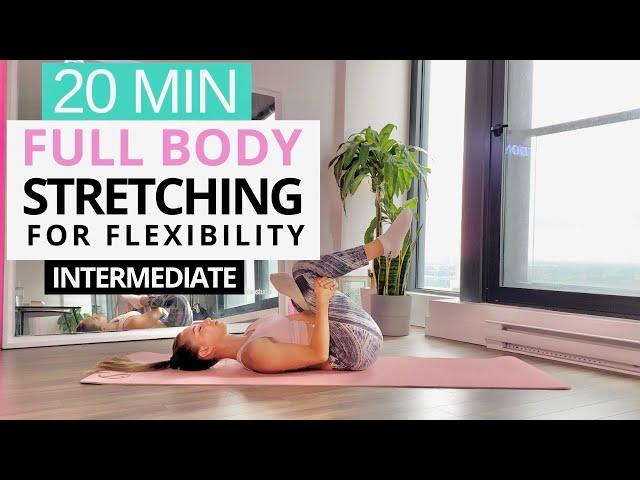20 MIN STRETCHING EXERCISES FOR FLEXIBILITY | Full Body Stretch | Intermediate | Relaxing Music
