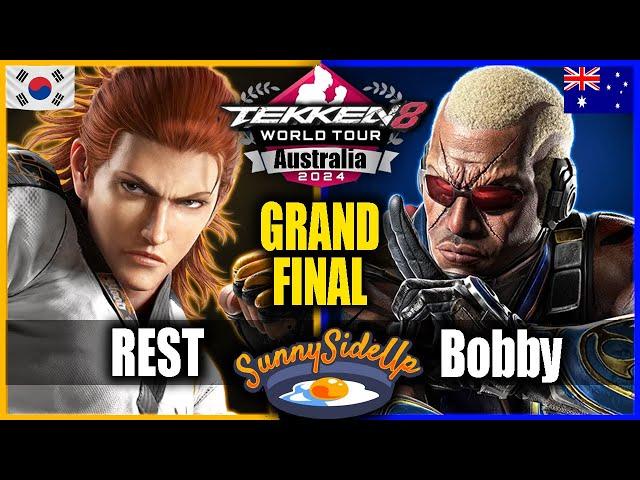 REST (HWOARANG) vs Bobby (RAVEN) - GRAND FINAL - Tekken 8 Sunny Side Up #2 DOJO +64 Event