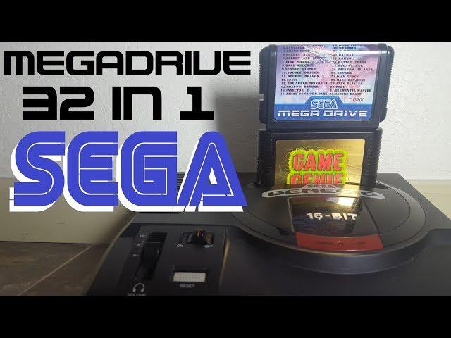 Sega Mega Drive 32 in 1 multicart quick look DEMO