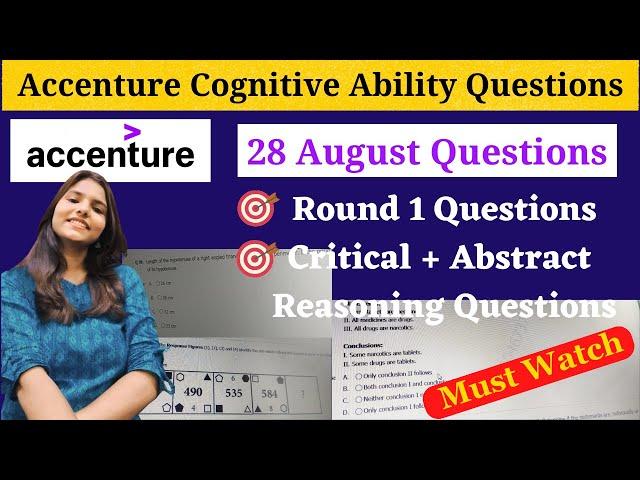 Accenture Cognitive Ability Questions | Accenture Cognitive Assessment Questions #accenture_question