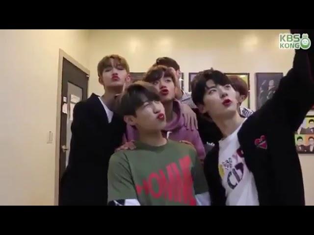 WANNA ONE kissing each other