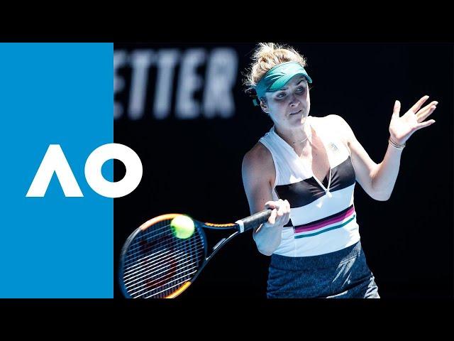 Shuai Zhang v Elina Svitolina match highlights (3R) | Australian Open 2019