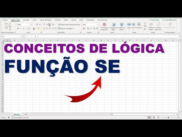 Conceito de lógica com a função SE do Excel