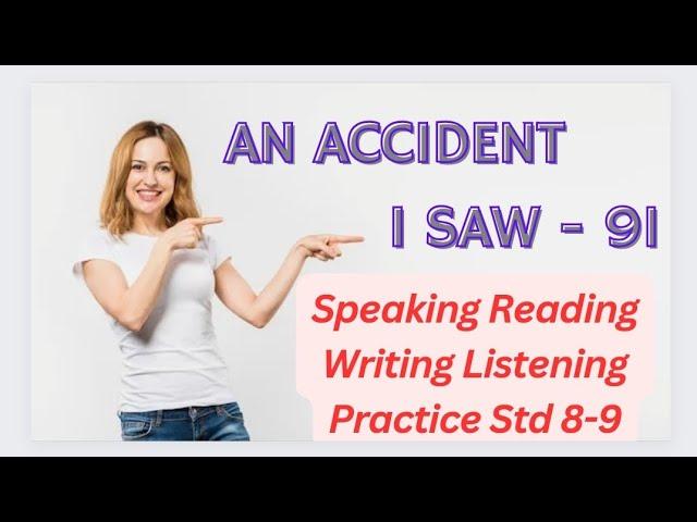 An Accident I Saw Essay In English 20 Lines | Paragraph Writing Easily In English | #english #hindi