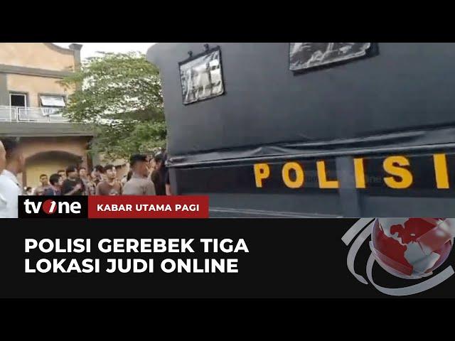 Situasi Terkini Usai Digerebek, Polisi Segel sebuah Ruko yang diduga Markas Judi Online | tvOne