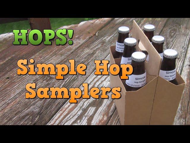 Brew a Simple Hop Sampler!  (6-Pack using Extract)