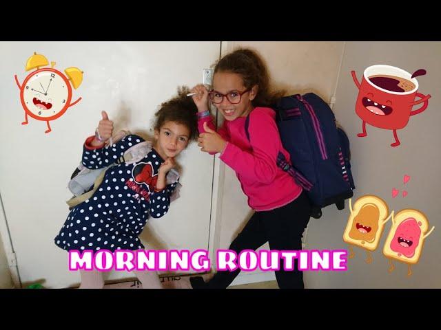 MORNING ROUTINE /avant l'école avec mamam