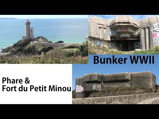 Phare & Fort du Petit Minou Brest * Deutsche Bunker 2.WK * German Bunker WWII