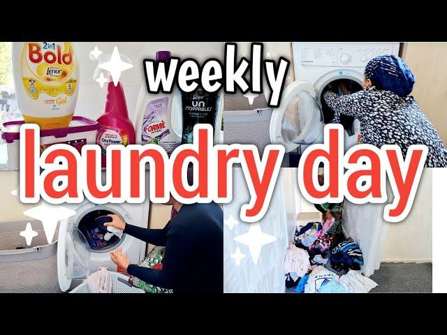 laundry motivation 2021 | weekly laundry routine|  laundry day| crazy laundry day