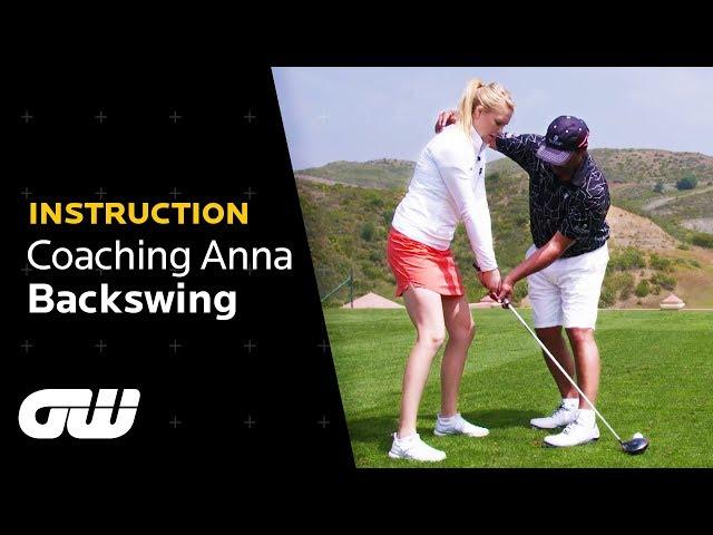 The PERFECT BACKSWING Explained | Michael Campbell Tips | Coaching Anna | Golfing World