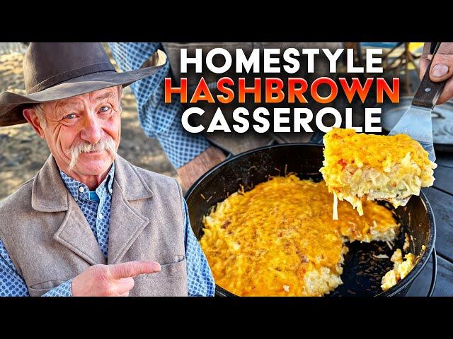 Homestyle Hash Brown Casserole | Cheesy Comfort Food