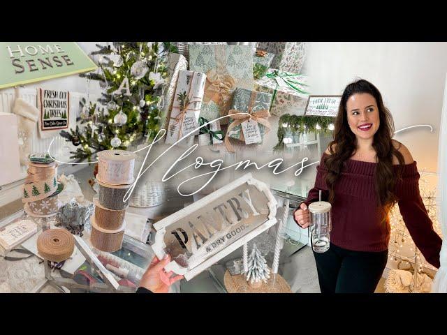 VLOGMAS | Speed Wrapping, Homesense, M&S Christmas Food, Christmas Nostalgia & more | Episode 2