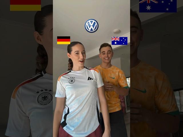 GERMAN VS AUSTRALIA!  #dance #trend #viral #couple #funny #german #deutsch #challenge #shorts