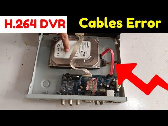 Dvr Hard Disk Issue Plug In Cables - No HDD Detected - technicalth1nker