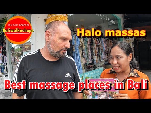 BEST MASSAGE PLACES IN BALI -   Hello Massas