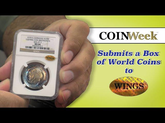 CoinWeek Submits a Box of World Coins to WINGS + RESULTS!- 4K Video