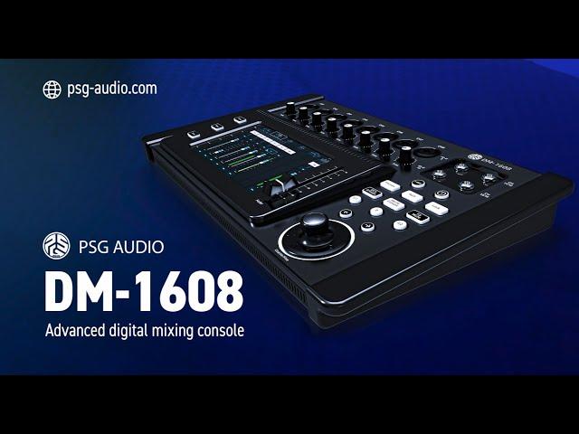 PSG Audio DM-1608 Digital Mixer Overview 14 Channels with App Control