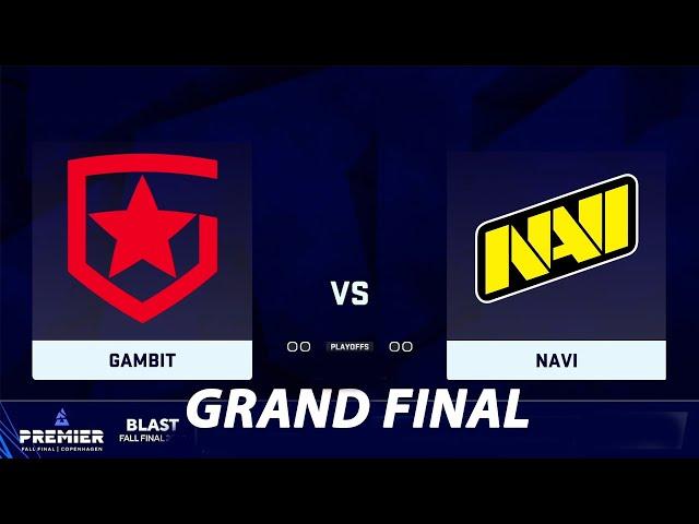   [ RU ]  NAVI vs Gambit  Grand Final  BO3 BLAST Premier Fall Finals 2021