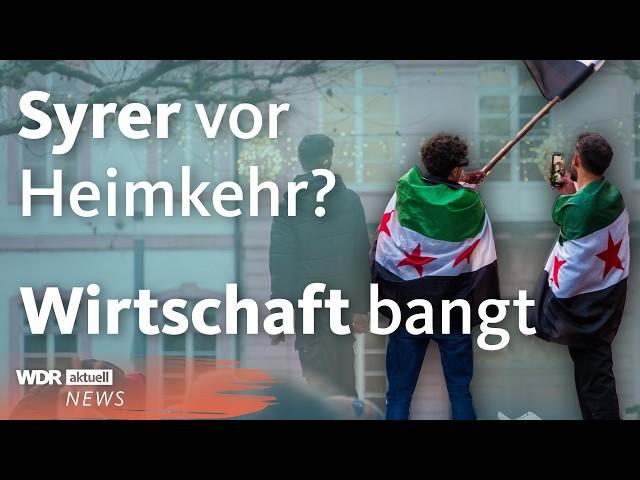 Syrer in Deutschland: Gehen oder bleiben? Asylanträge liegen auf Eis | WDR Aktuelle Stunde