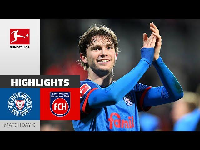 HUGE Win for Kiel! | Holstein Kiel - 1. FC Heidenheim 1846 | Highlights | Matchday 9 – Bundesliga