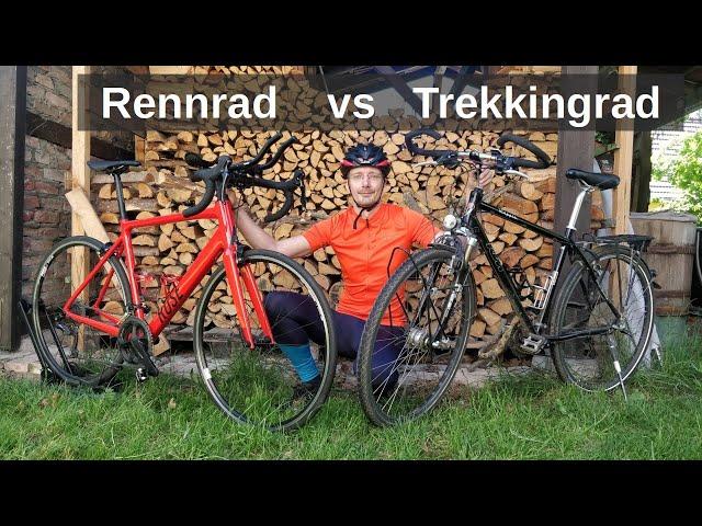 Wie viel schneller ist mein Rennrad? | Trekkingrad vs. Rennrad auf 90 km im Vergleich