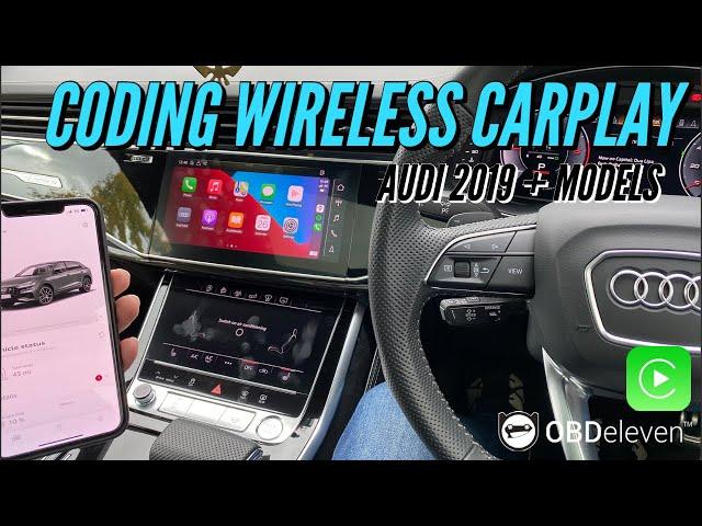 How-to Enable Wireless CarPlay on 2019+ Audi Q8 / A7 / A6 (OBD11 + VCDS Coding hidden feature)