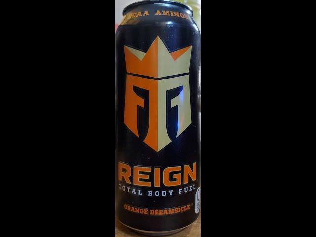 Reign Orange Dreamsicle Energy Drink Review