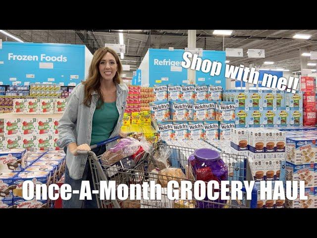 ONCE-A-MONTH Grocery Haul for our Large Family - Feeding The Fam