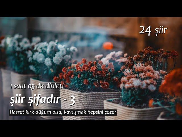 şiir şifâdır | en sevilenler - 3 (1 saat dinleti)