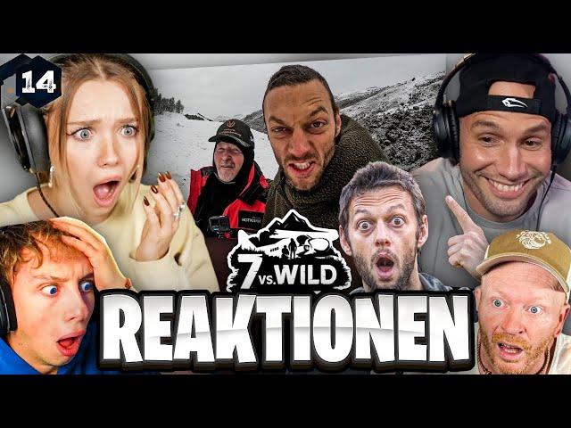 Heimlich GERAUCHT?!  ALLE REAKTIONEN der Teilnehmer auf die 14. Folge von 7 vs. Wild