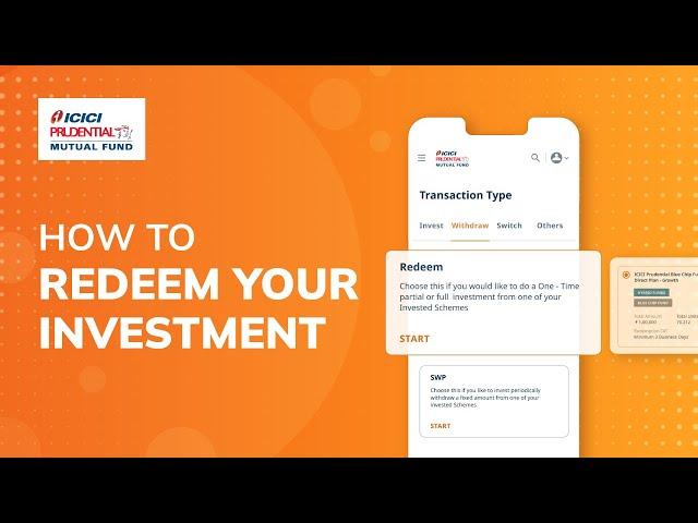 How to Redeem Investment on IPru MF Website | ICICI Prudential Mutual Fund Redemption Process