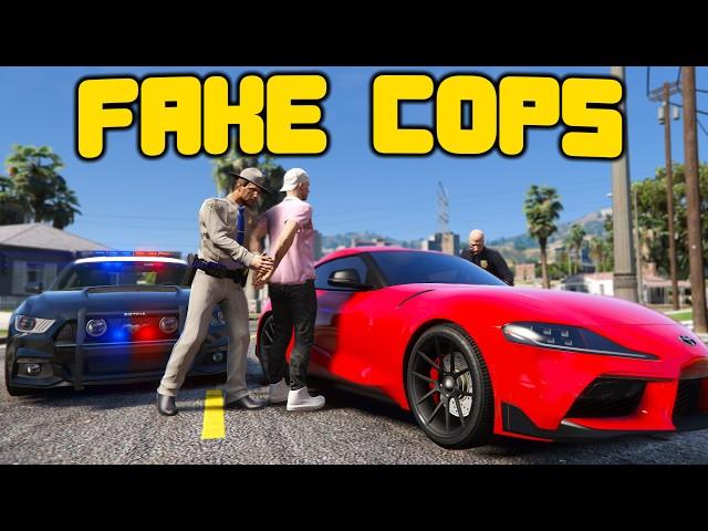 Fake Police Department Robs Civilians In GTA 5 RP