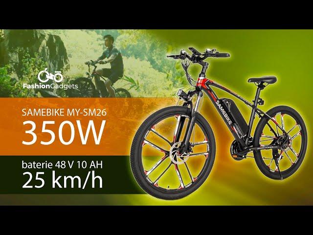 Bicicleta Electrica SAMEBIKE MY-SM26, 350 W, 25 km/h, Baterie 48 V 10 AH
