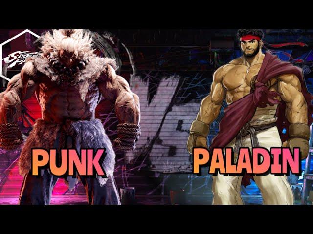 [SF6] Paladin(Ryu) vs Punk(Akuma) High Level [Street Fighter 6]