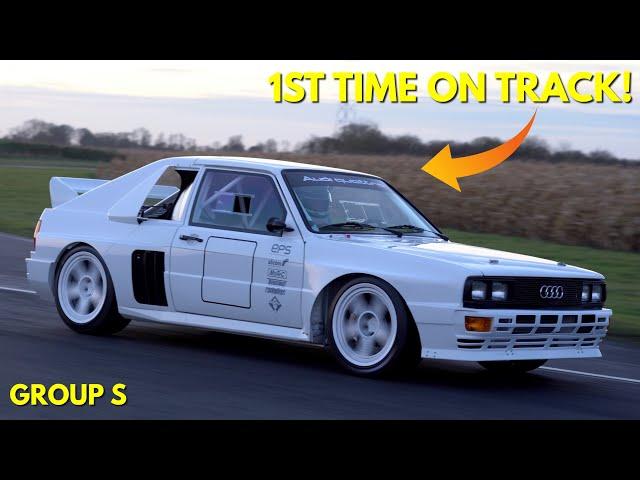 1st Time On Track in my Audi quattro Group S Car