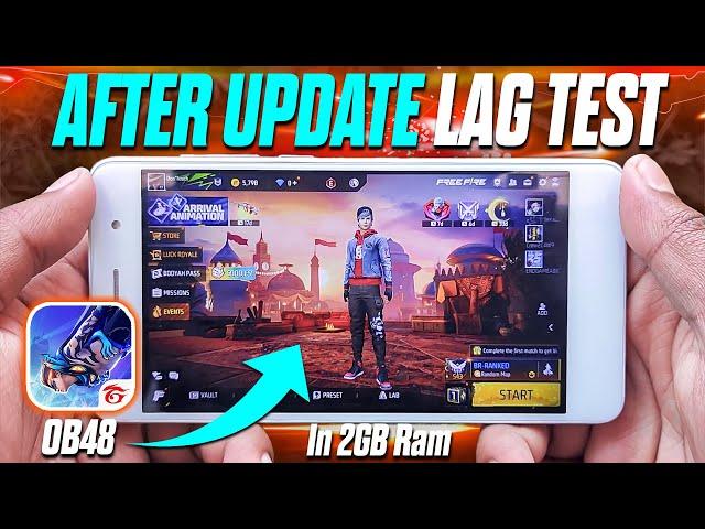 After OB48 Update Free Fire Lag Test In 2GB Ram