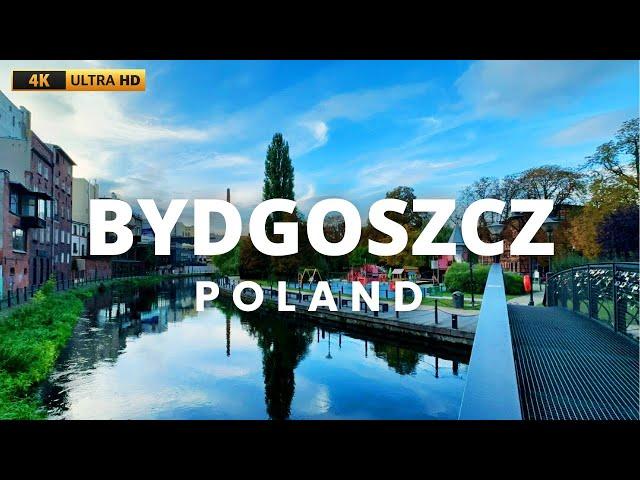 [4K] Bydgoszcz city Walking Tour ️ | Poland 